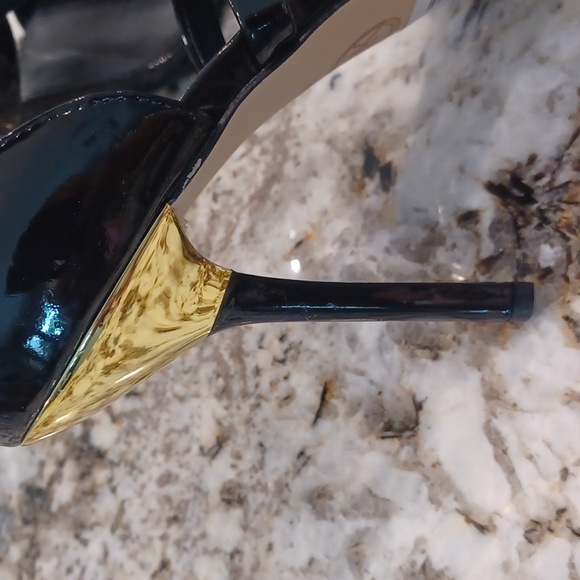 Michael Kors Astrid Black Patent Leather strappy high heel sandal NEW Size 11 - Picture 6 of 17